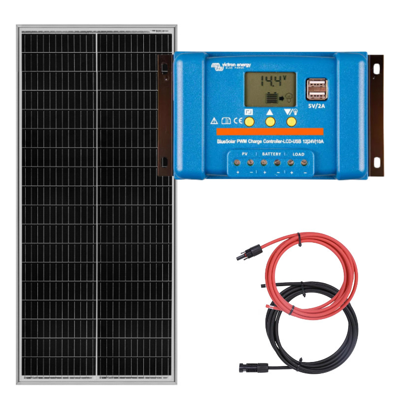 Panel słoneczny 90W z regulatorem ładowania 10A