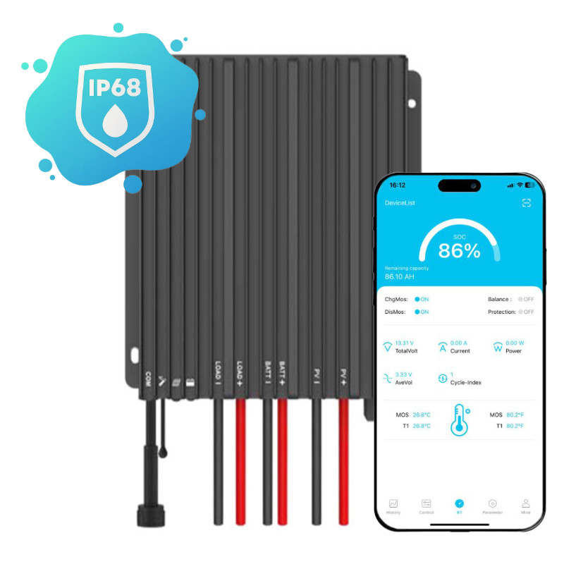 Obrazek produktu Wodoszczelny Regulator ładowania IP68 EPEVER Tracer-CPN 12/24V 20A (SKU: 3975) - importowany z CSV (SunTrack)