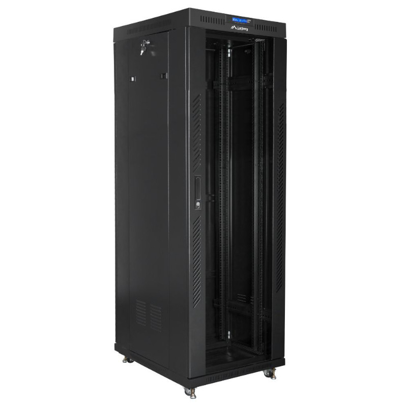 Obrazek produktu Szafa Rack Lanberg 19” 37U FF01-6837-12BL V2 z termostatem (SKU: 3982) - importowany z CSV (SunTrack)