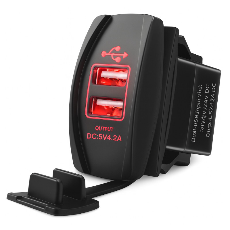 Obrazek produktu Ładowarka USB Solvian Dual Port 4.2A (SKU: 4168) - importowany z CSV (SunTrack)