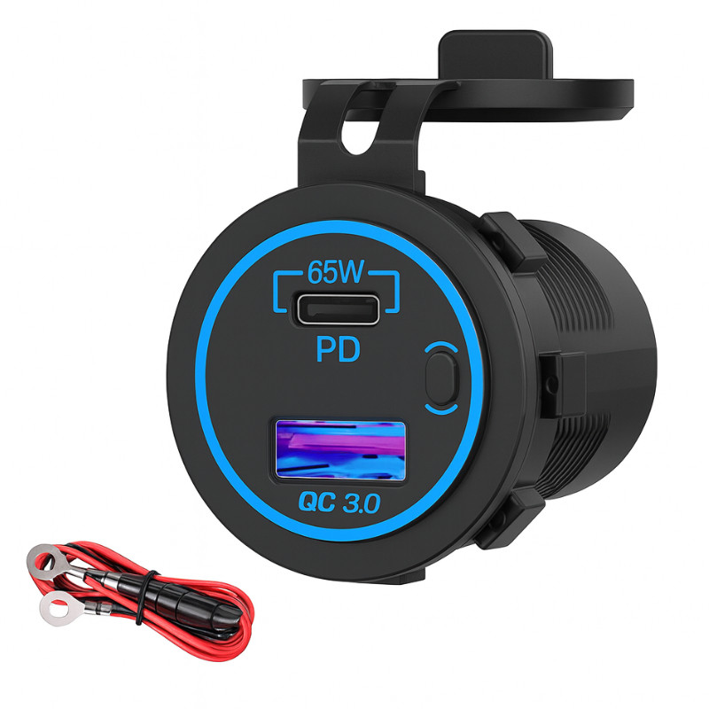 Obrazek produktu Ładowarka USB Solvian Dual Port 65W (SKU: 4175) - importowany z CSV (SunTrack)