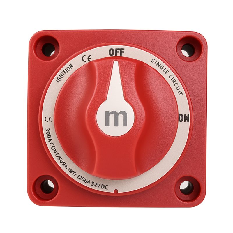 Obrazek produktu Rozłącznik akumulatora Solvian M-Series 6006 12-48V 300A (SKU: 3986) - importowany z CSV (SunTrack)