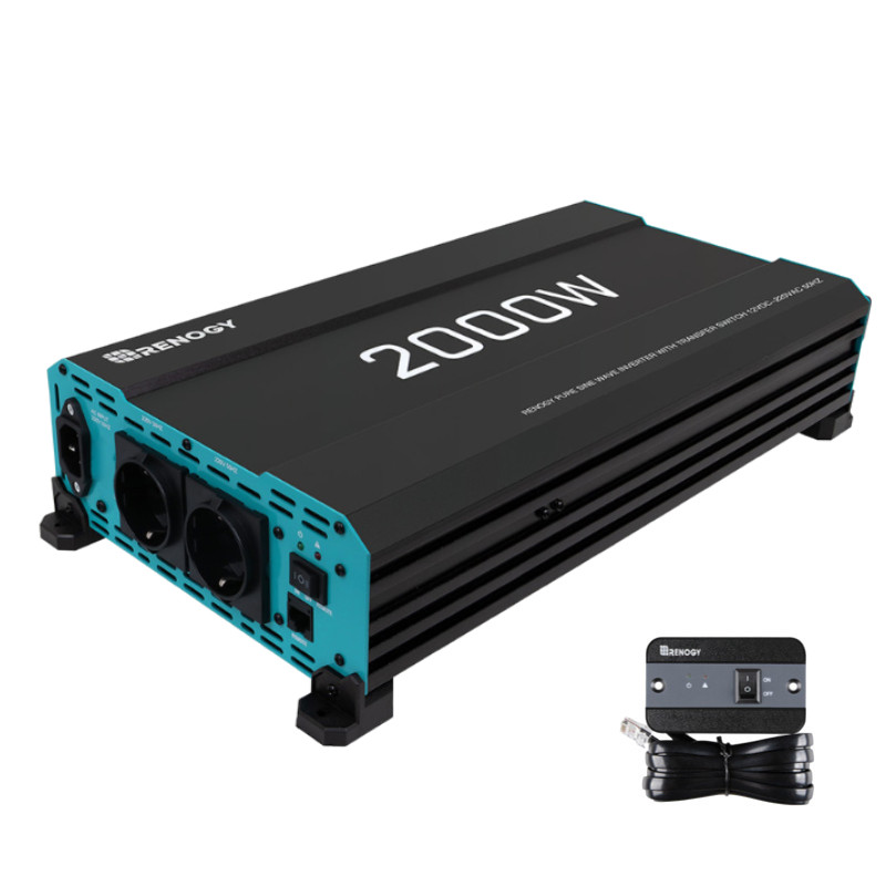 Obrazek produktu Przetwornica napięcia Renogy 2000W 12V (SKU: 3818) - importowany z CSV (SunTrack)